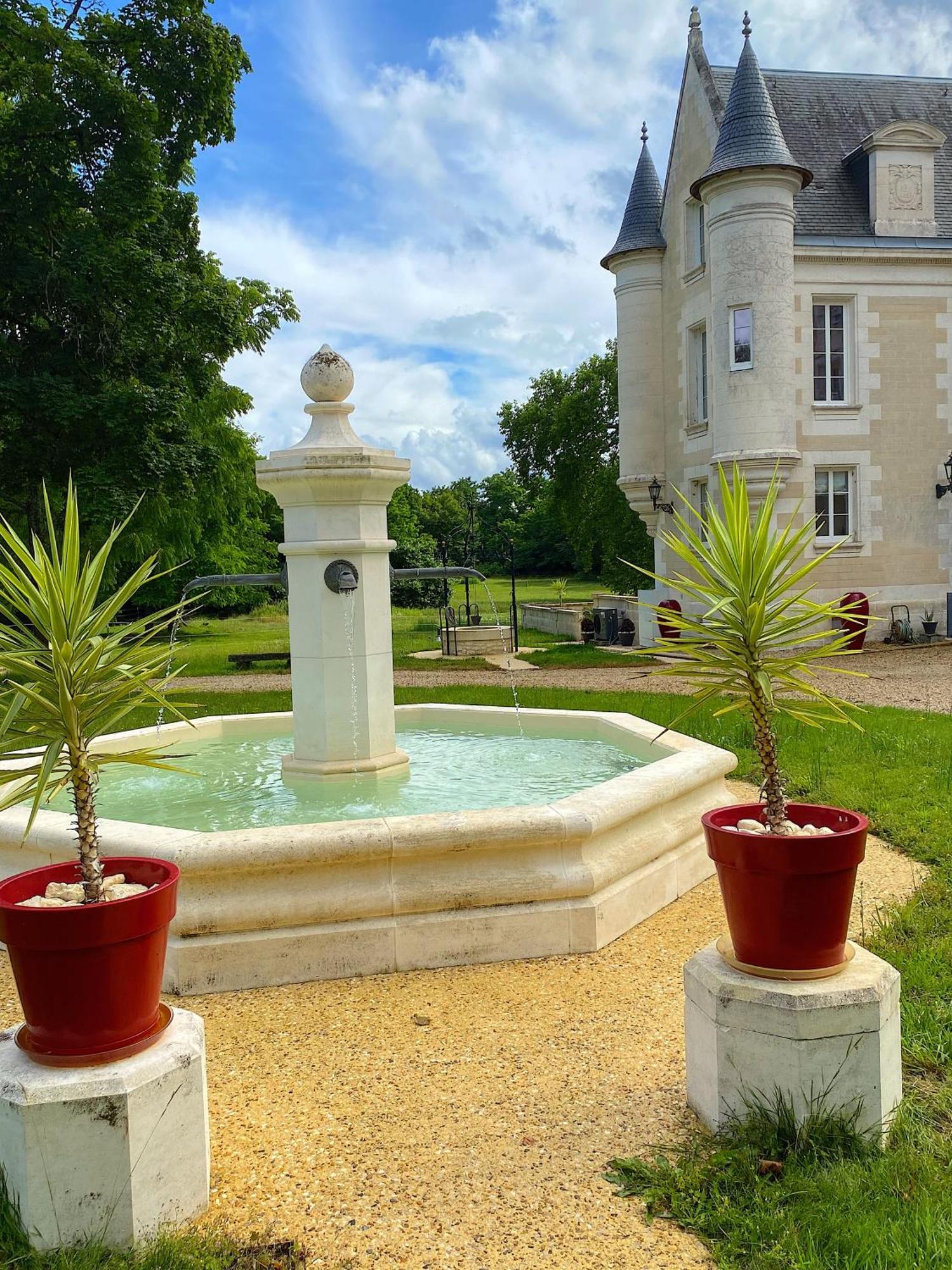 Chateau De Bellevue B&B Et Appartements Avec Piscine Saisonal Chauffee Et Chambres Partout Climatisees Saint-Avit  Exteriör bild