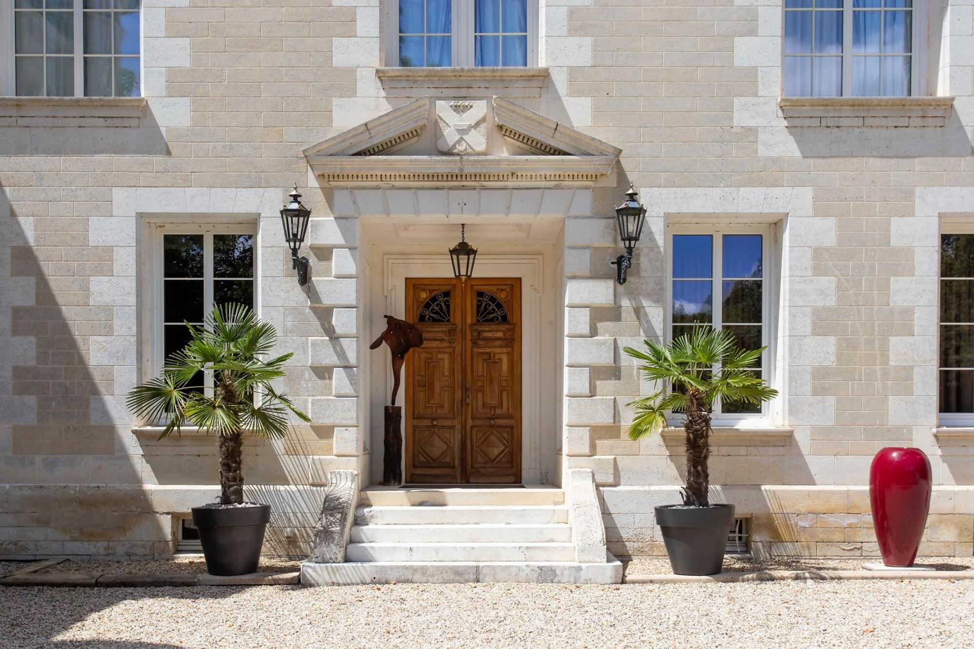 Chateau De Bellevue B&B Et Appartements Avec Piscine Saisonal Chauffee Et Chambres Partout Climatisees Saint-Avit  Exteriör bild